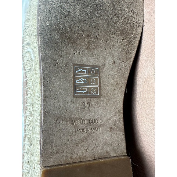 Alexander Wang Womens Devon Espadrille Flat Brown Tan Size 7US / 37EU Medium - Picture 8 of 9